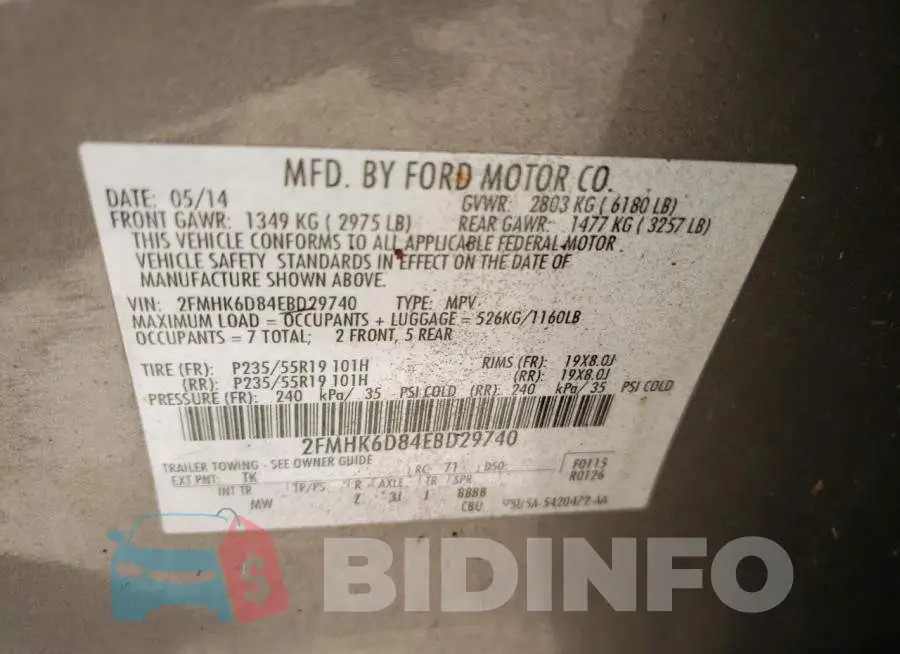 2FMHK6D84EBD29740 Photo# 10