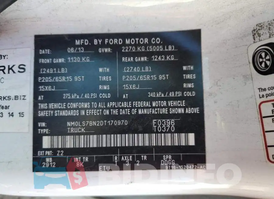 NM0LS7BN2DT170970 Photo# 12