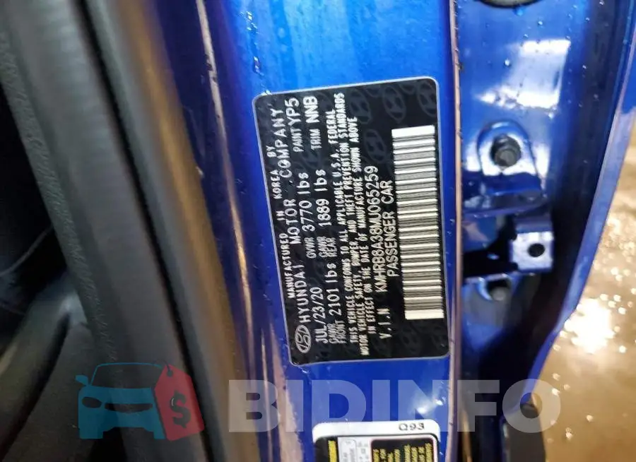KMHRB8A38MU065259 Photo# 13