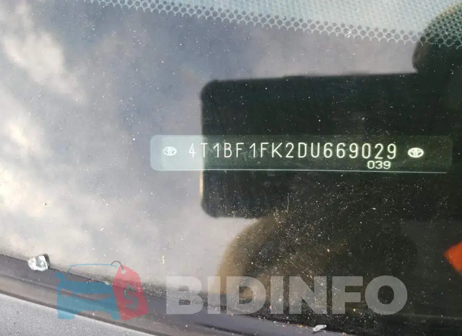 4T1BF1FK2DU669029 Photo# 12