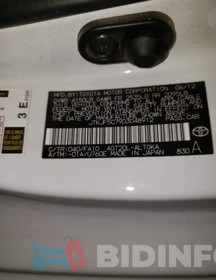 JTKJF5C79D3048912 Photo# 10