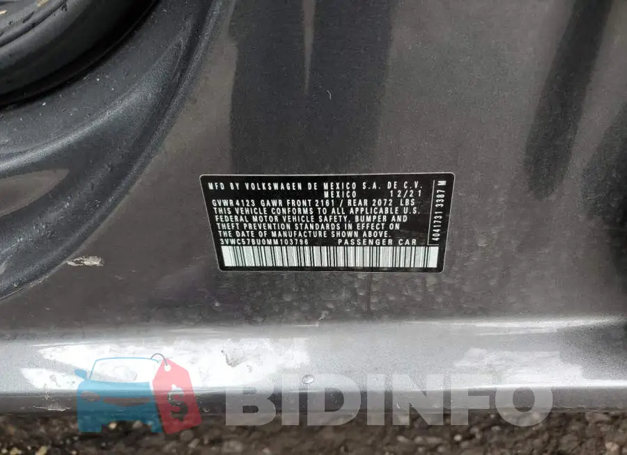 3VWC57BU0MM103796 Photo# 10