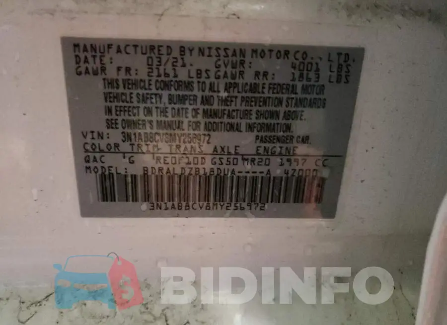 3N1AB8CV8MY256972 Photo# 12