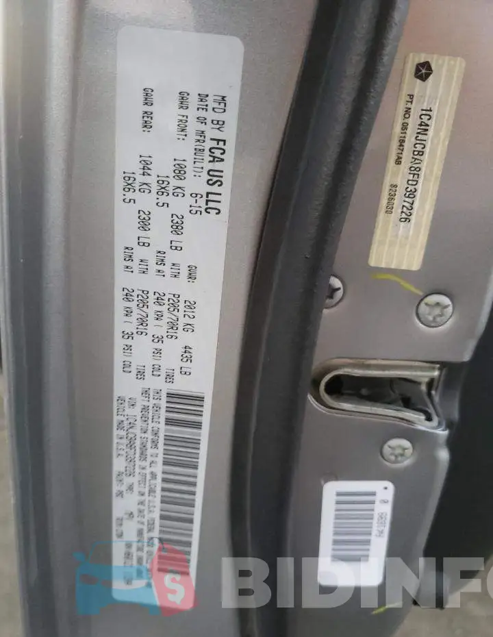 1C4NJCBA8FD397226 Photo# 13