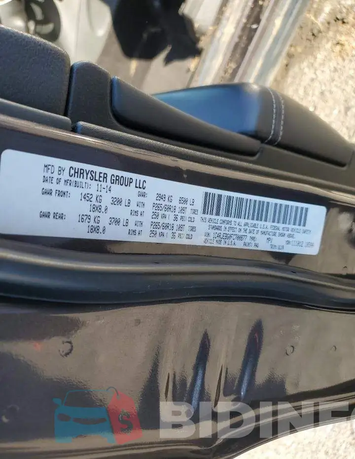 1C4RJEBG0FC700877 Photo# 13