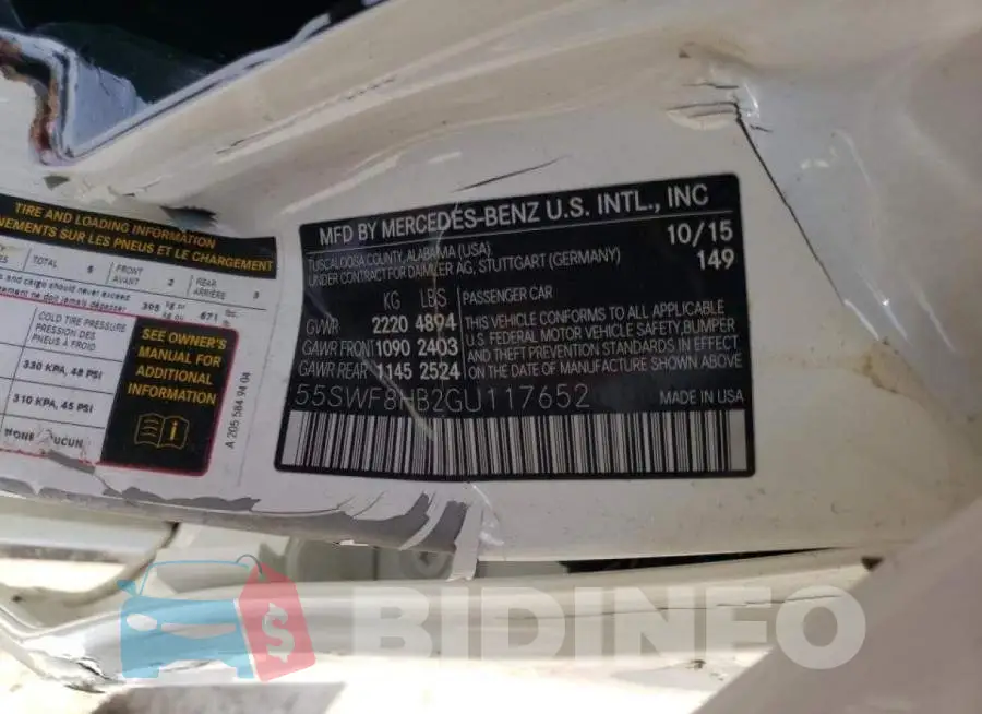 55SWF8HB2GU117652 Photo# 10