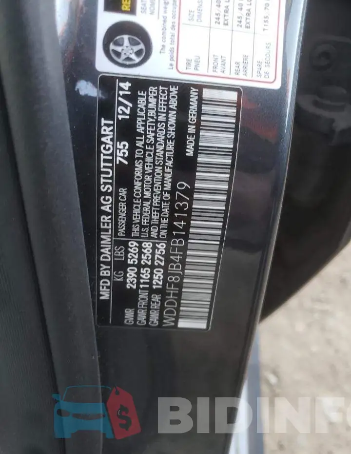 WDDHF8JB4FB141379 Photo# 12
