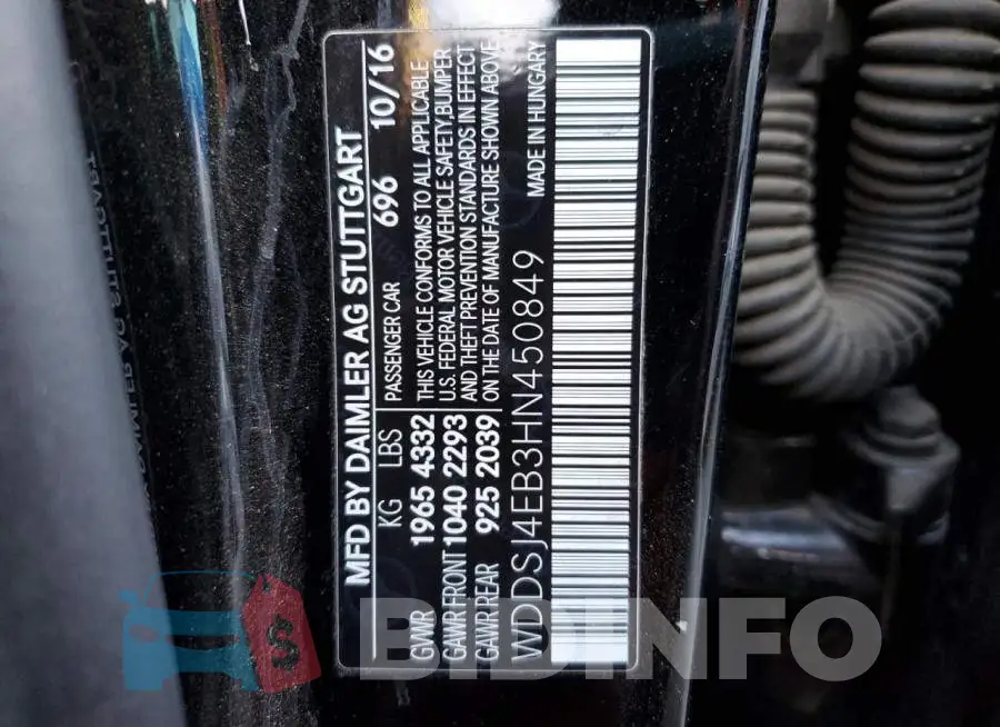WDDSJ4EB3HN450849 Photo# 12