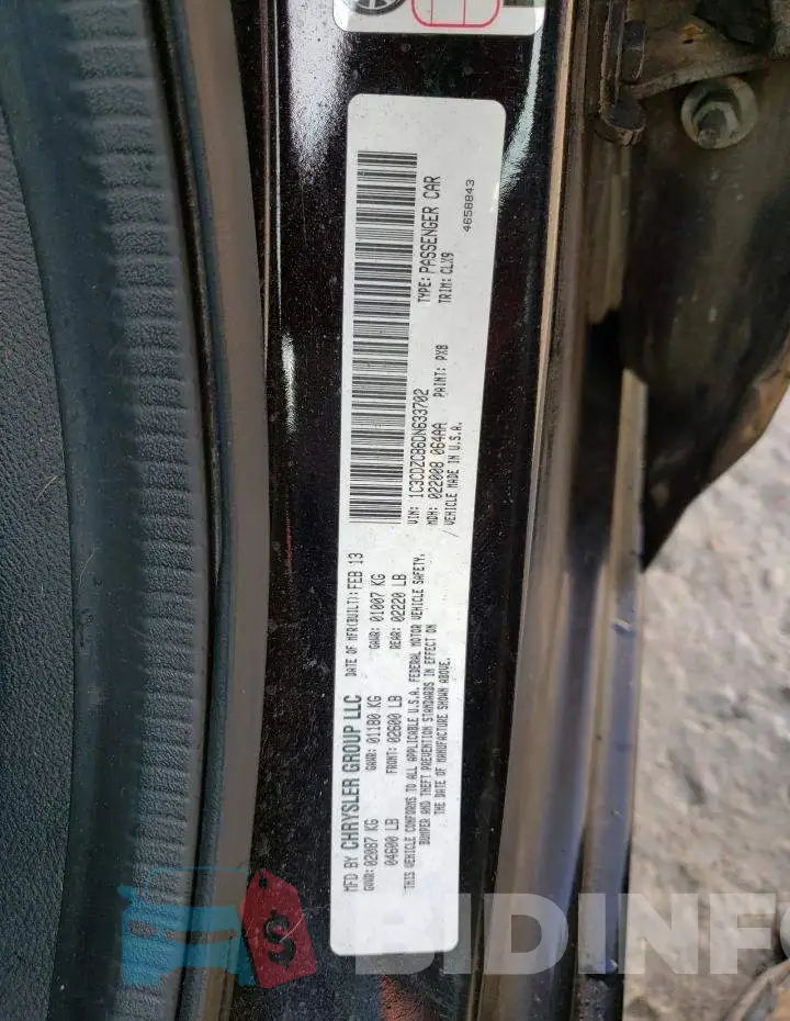 1C3CDZCB6DN633702 Photo# 12