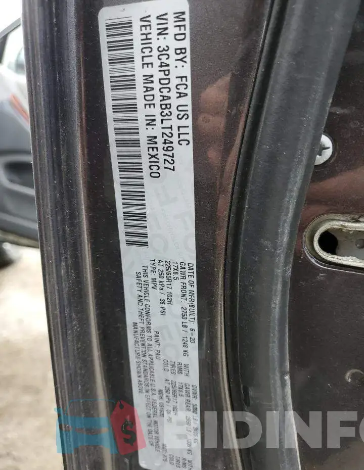 3C4PDCAB3LT249727 Photo# 13