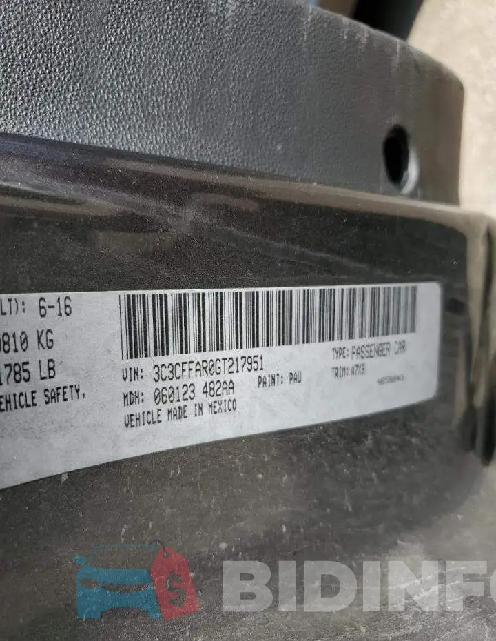 3C3CFFAR0GT217951 Photo# 10