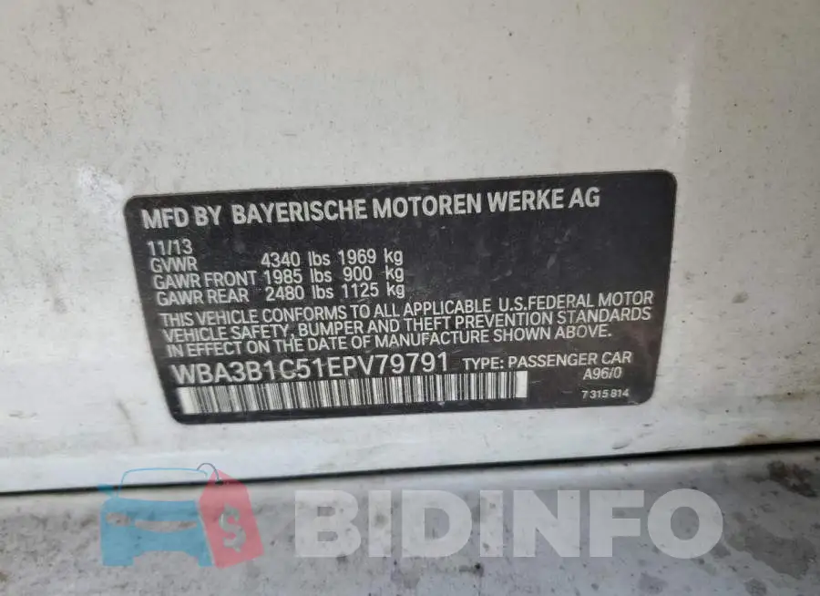 WBA3B1C51EPV79791 Photo# 12