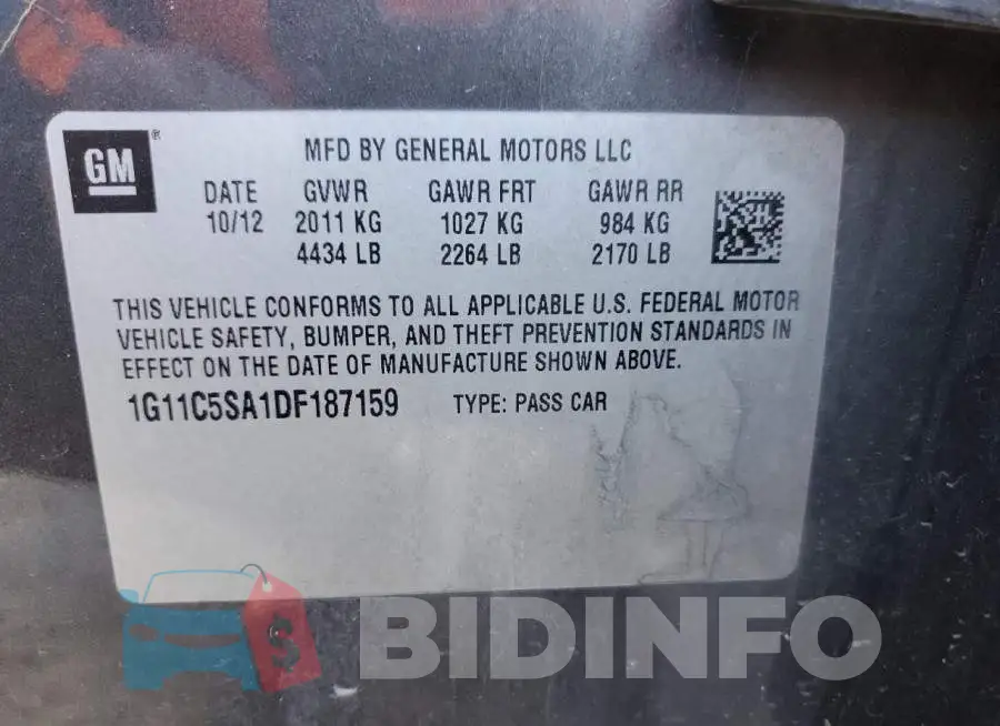 1G11C5SA1DF187159 Photo# 12