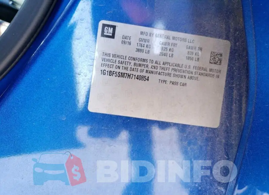 1G1BF5SM7H7140854 Photo# 10