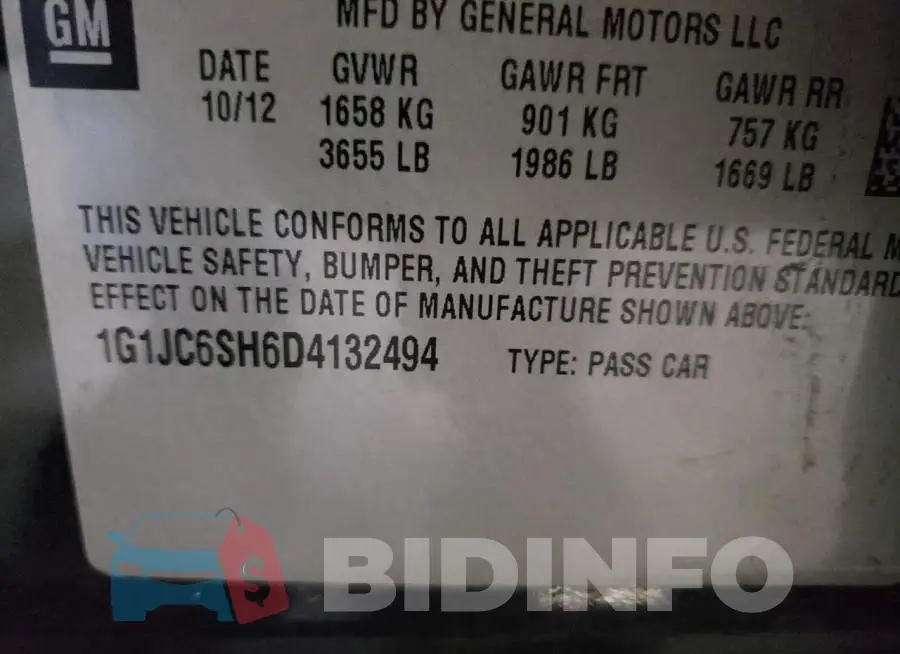 1G1JC6SH6D4132494 Photo# 10
