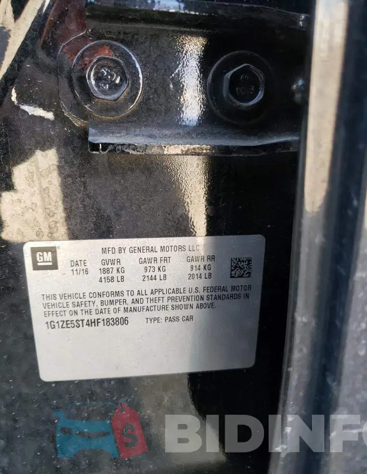 1G1ZE5ST4HF183806 Photo# 10