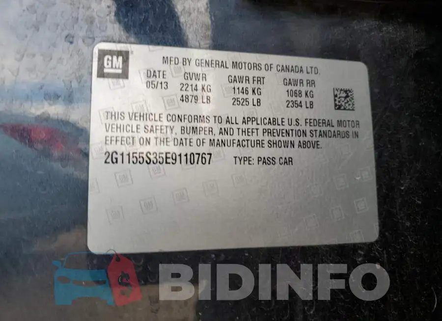 2G1155S35E9110767 Photo# 10