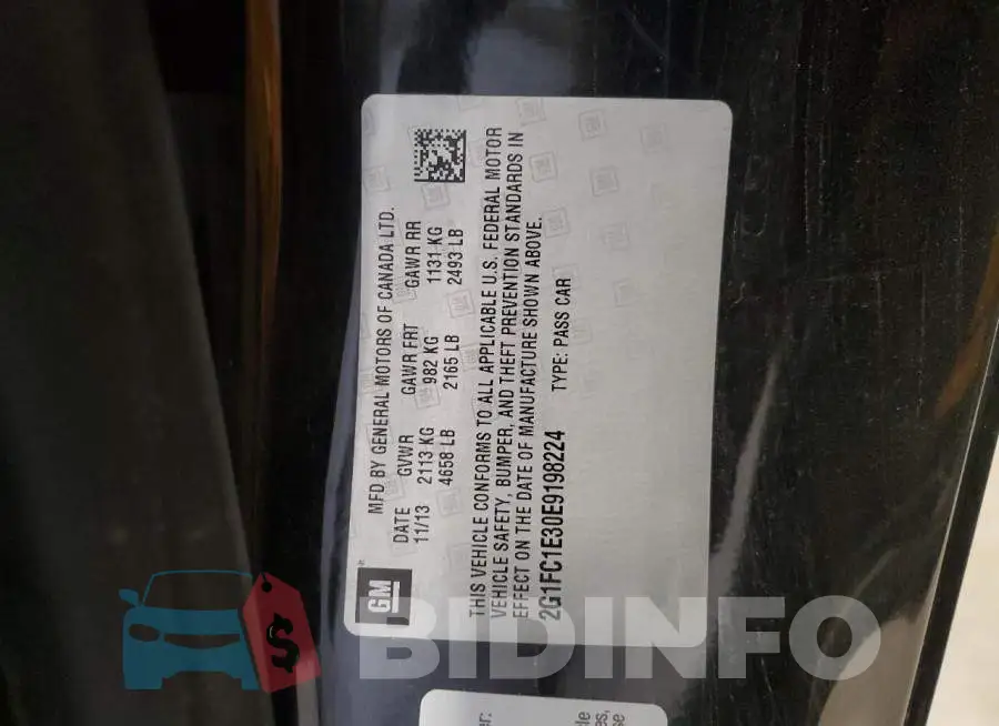 2G1FC1E30E9198224 Photo# 12