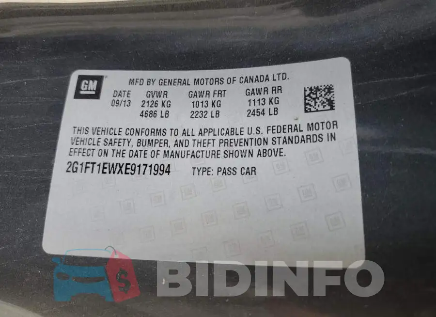 2G1FT1EWXE9171994 Photo# 10