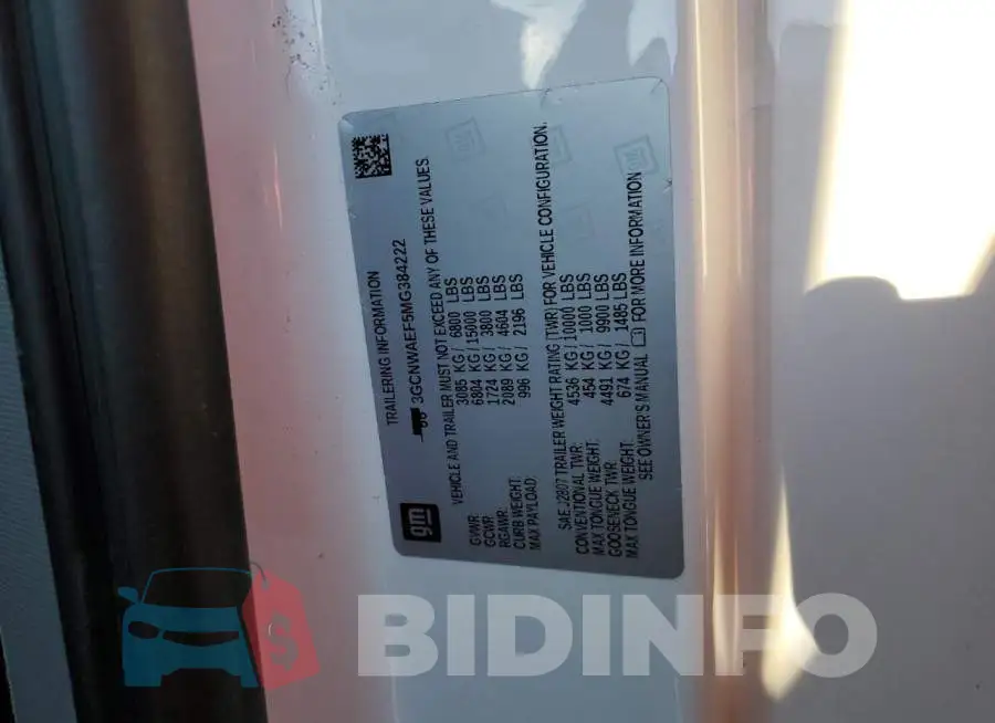 3GCNWAEF5MG384222 Photo# 12
