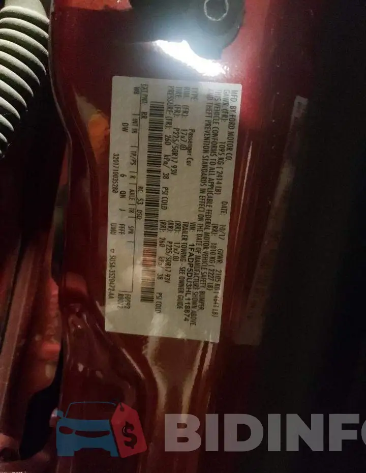 1FADP5DU3HL118874 Photo# 12