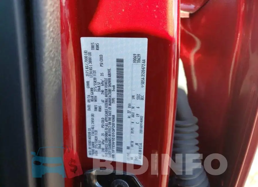 1FTEW1EG1GFD51068 Photo# 12