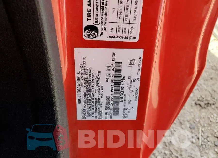 1ZVBP8CFXD5219167 Photo# 10