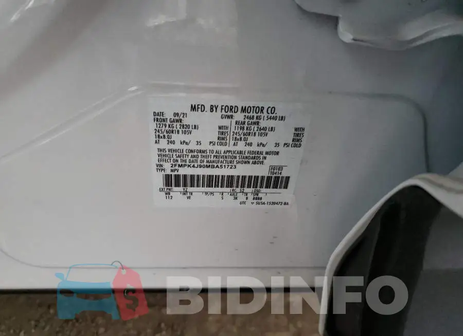 2FMPK4J90MBA51723 Photo# 12