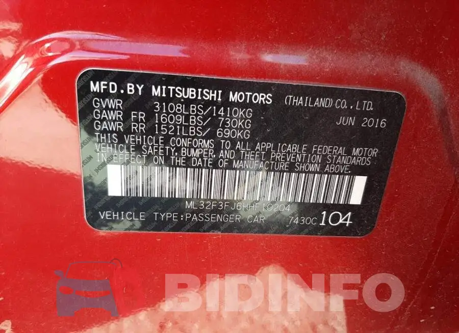 ML32F3FJ6HHF10204 Photo# 13