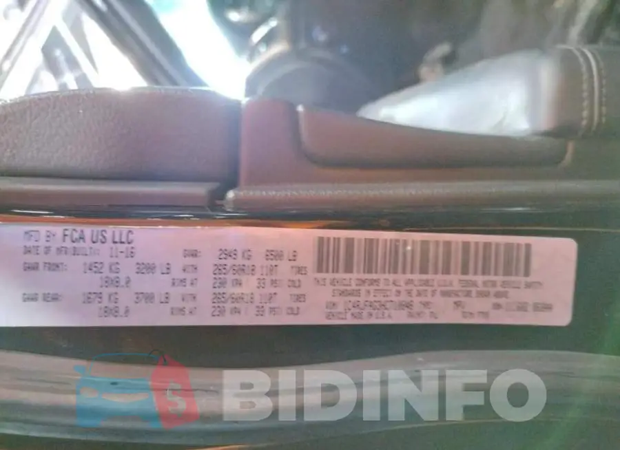 1C4RJFAG3HC710846 Photo# 10