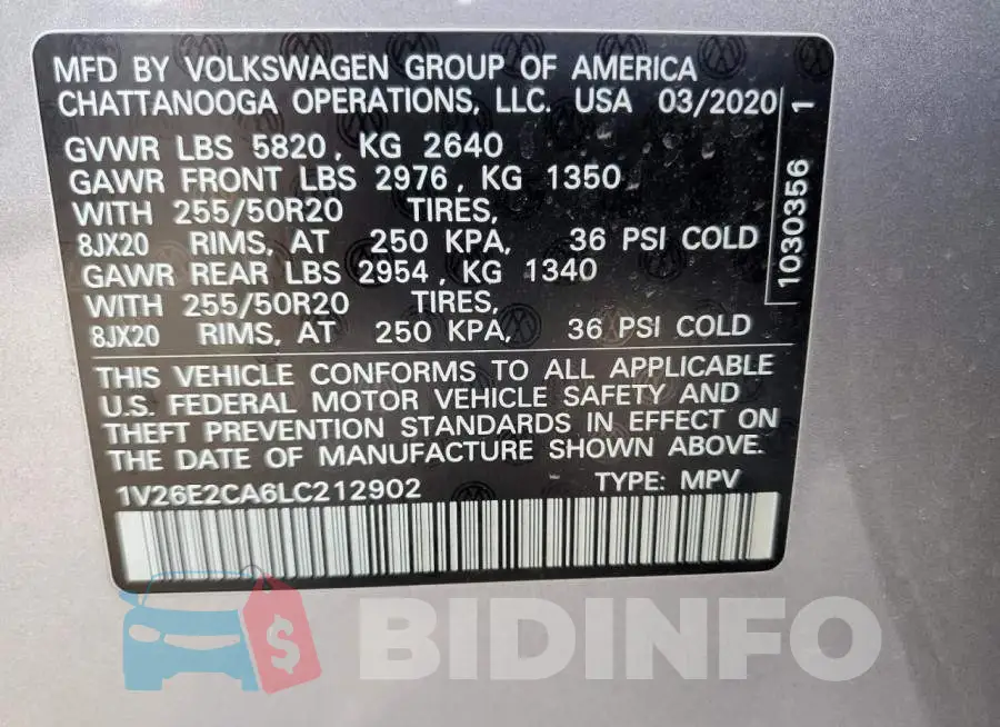 1V26E2CA6LC212902 Photo# 13