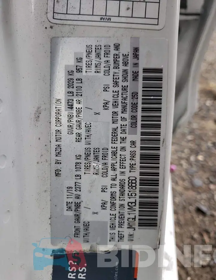 JM1GL1VM3L1518660 Photo# 12