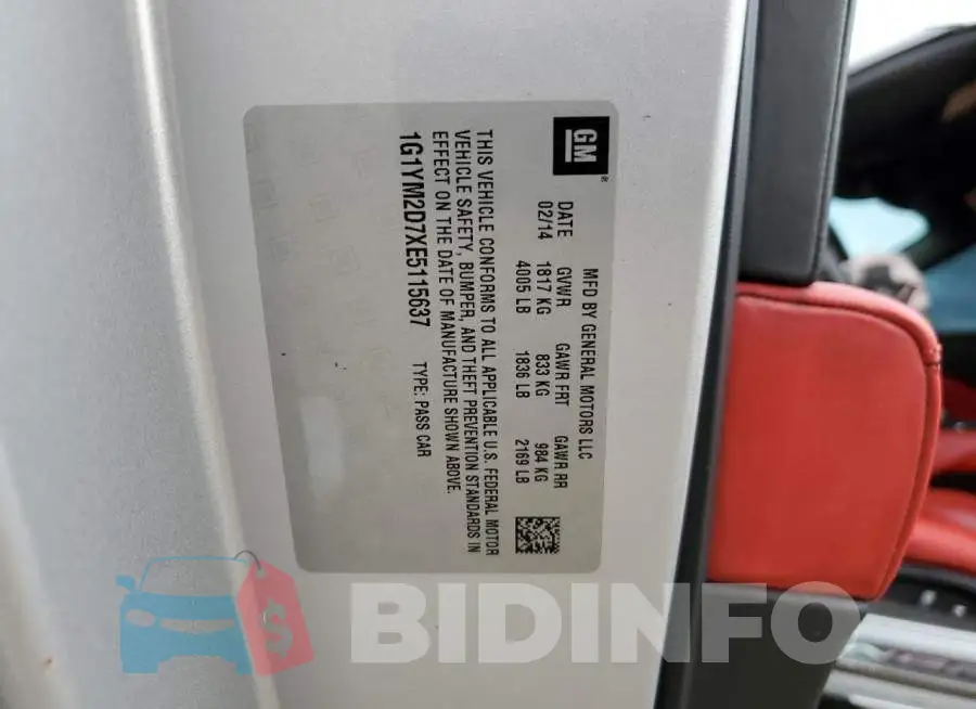 1G1YM2D7XE5115637 Photo# 12