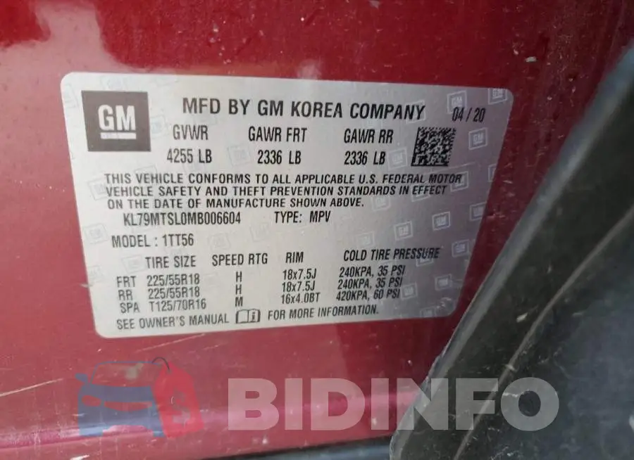 KL79MTSL0MB006604 Photo# 13