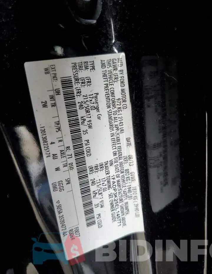 1FADP3K25EL145771 Photo# 13