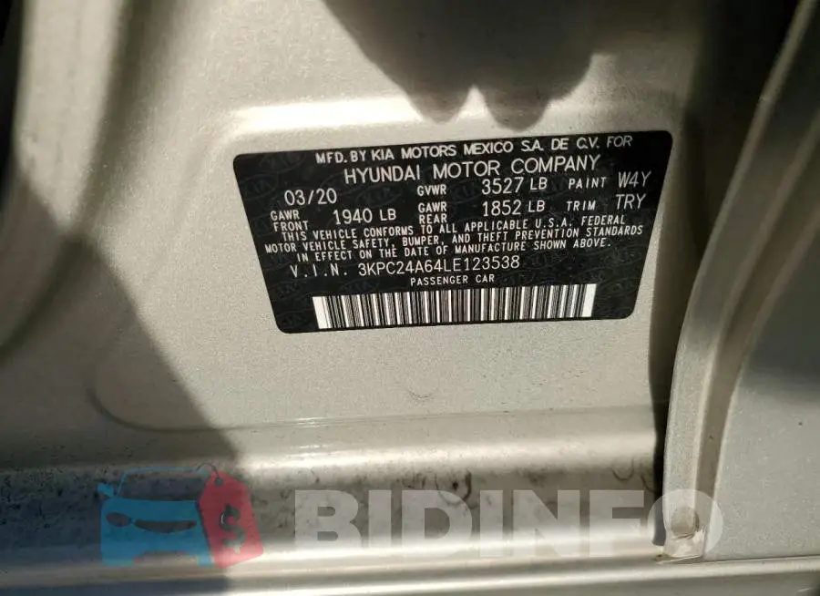 3KPC24A64LE123538 Photo# 13
