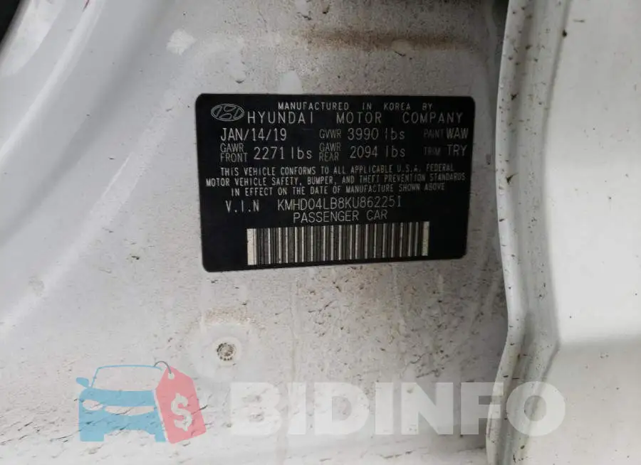 KMHD04LB8KU862251 Photo# 12