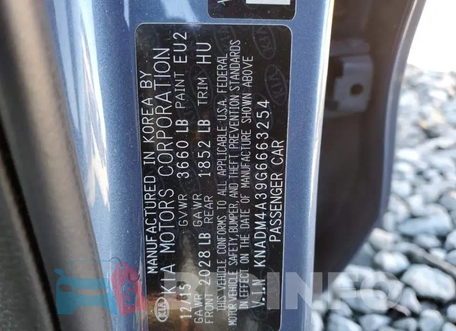 KNADM4A39G6663254 Photo# 12