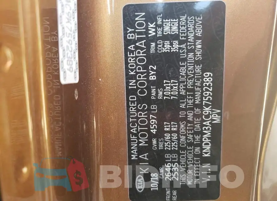 KNDPM3AC9K7592389 Photo# 10