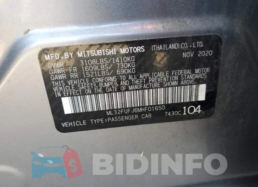 ML32FUFJ6MHF01650 Photo# 10