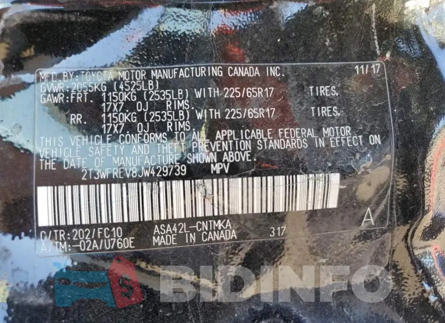 2T3WFREV8JW429739 Photo# 13