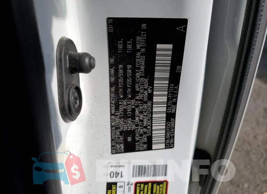 5TDJK3DC7GS134080 Photo# 12