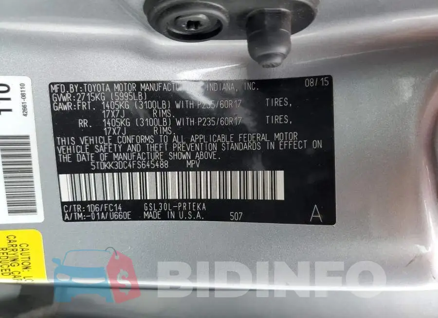 5TDKK3DC4FS645488 Photo# 10