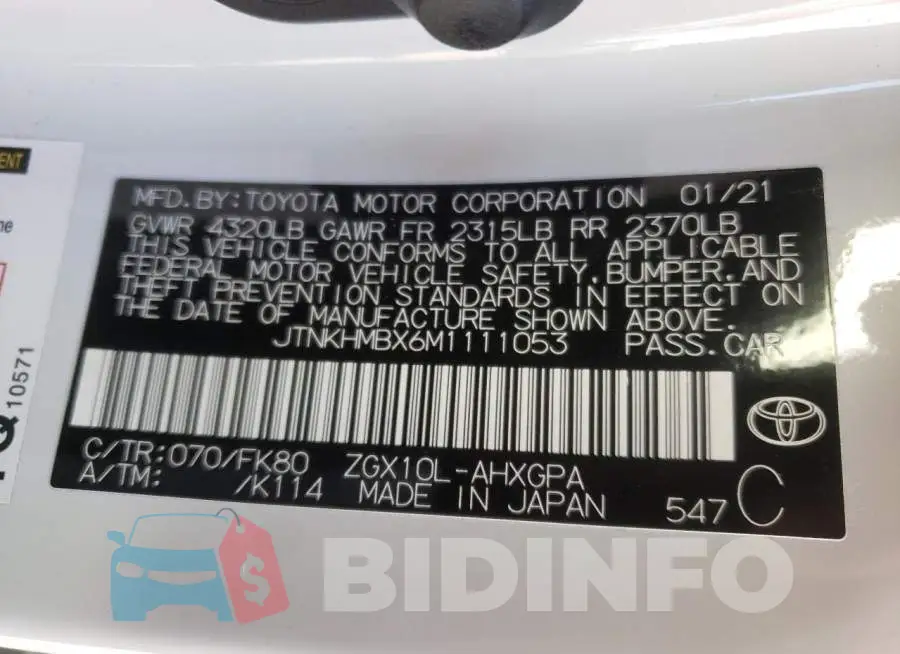 JTNKHMBX6M1111053 Photo# 12