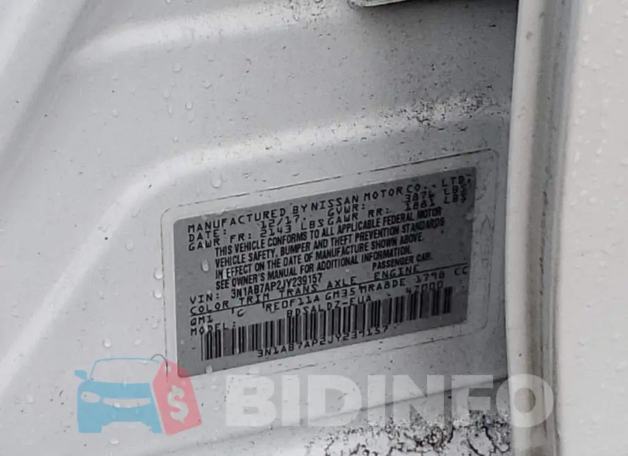 3N1AB7AP2JY239157 Photo# 10