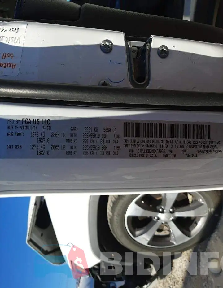 1C4PJLDB7KD454086 Photo# 14