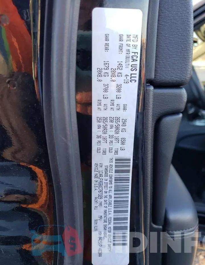 1C4RJFAG6KC787329 Photo# 10