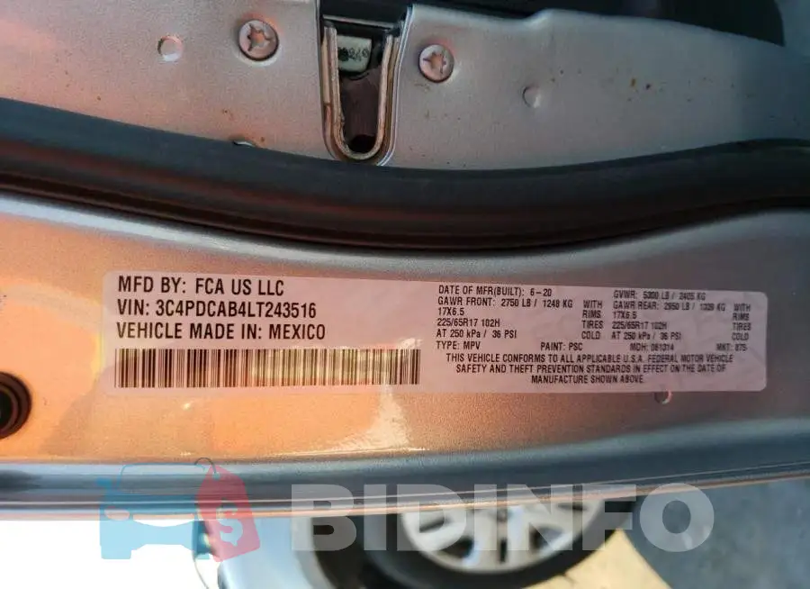 3C4PDCAB4LT243516 Photo# 14