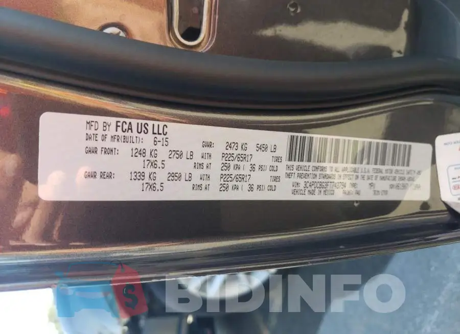 3C4PDCBG3FT743794 Photo# 10