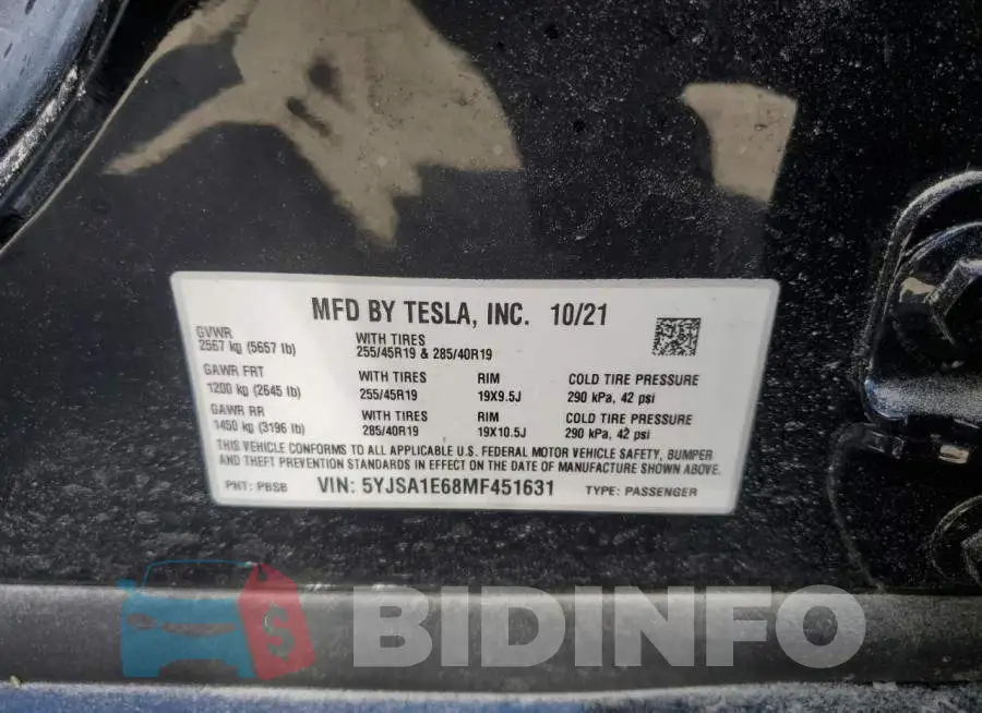 5YJSA1E68MF451631 Photo# 10
